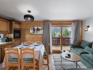 Charmant 3 pièces avec 2 chambres, terrasse, parking et Wi-Fi à Méribel - FR-1-566-61 - 1