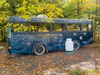 Magic Bus on river w/hot tub at Smuggler's Notch - 3