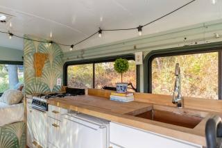 Magic Bus on river w/hot tub at Smuggler's Notch - 2