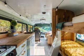 Magic Bus on river w/hot tub at Smuggler's Notch - 3