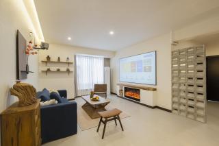 弥尘设计师民宿解放碑店-侘寂中古风之机麻房 - 2