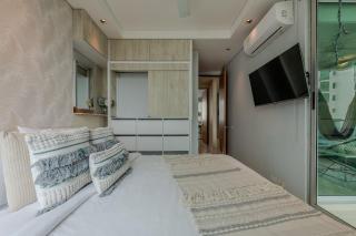 SeaView Apartment in Castillogrande – Rooftop Pool - 2BR + 2Bath - 6