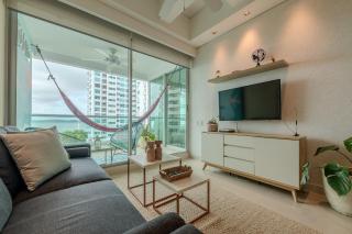 SeaView Apartment in Castillogrande – Rooftop Pool - 2BR + 2Bath - 1