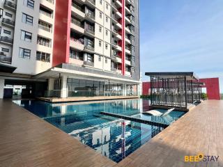Cozy D Aman Puchong 8 pax with Pool & Gym- 3BR - 7