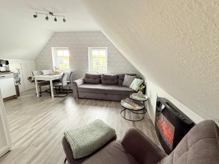 Ferienwohnung Haus Moorblick Garten mit Terrasse Netflix E-Kamin Thermomix - 9