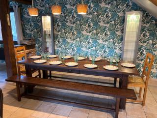 Le gîte de SoleilMapou pour 12 personnes en Normandie près de Fécamp et d'Etretat, idéal grandes tribus, vous pouvez me contacter sur Les gîtes de SoleilMapou - 3