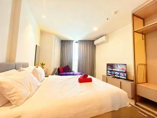 芭提雅 酒店预订 Edge公寓 市中心 健身房 无边泳池 海滩 日光浴 - 3