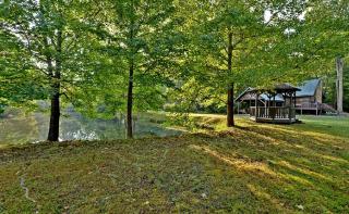 Luxurious Log Cabin Rental with a Fishing Pond in Cherry Log, Georgia - 5
