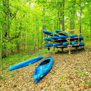 Beautiful Tented Cabin Nestled Amidst Trees with Incredible Hiking Trails Near in Logan, Ohio - 4