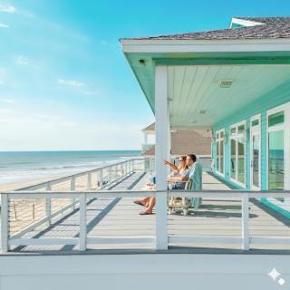 Beachfront Upscale Home Views Elevator 2 Kings - Galveston - 0