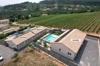 En Ardèche, maison de vacances l'Odyssée climatisée avec sa piscine privée et chauffée - 5