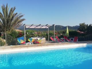 Villa les Palmiers pool spa view of Bavella - 9