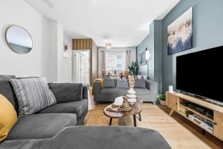 3-Bedroom Spacious & Stylish House, Fratton, Portsmouth, Pet-Friendly, Sleeps 6, Parking Available - LONG TERM STAY SPECIAL OFFER AVAILABLE! by Blue Puffin Stays - 9