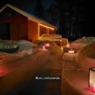 Rustikale Stuga am See in schwedisch Lappland - 0