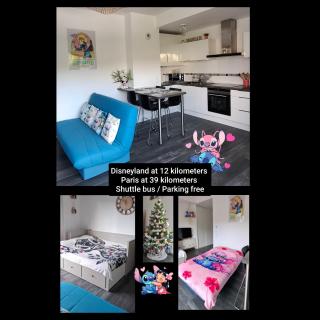 Appartement studio O fil de l'O à 12 kilomètres de Disneyland Paris - 0