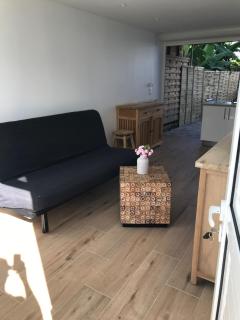 Grand F2 luxe 3 mn plage avec jardin pointe du bout - 8