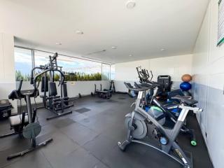 Apartamento con Excelente Vista con Piscina, Jacuzzi, BBQ y Balcón - 1