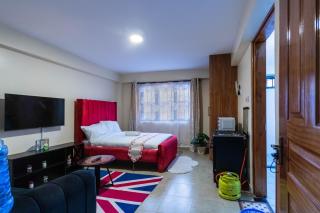 Burgundy Studio with free WI-FI - 3