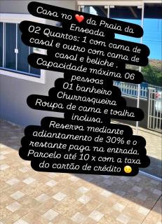 Casa Praia&Ferias 300 metros Praia da Enseada - 0