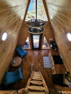 Rustic Tree A-Frame with Original Design by Tappan Lake in Ohio - 9