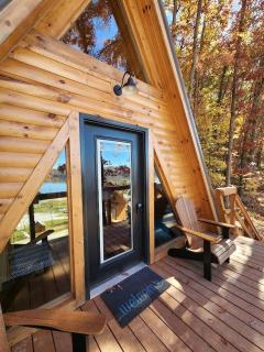 Rustic Tree A-Frame with Original Design by Tappan Lake in Ohio - 6