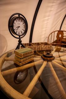 Unique Conestoga Glamping Wagon with King Bed & Private Bath | Bonners Ferry, Idaho Retreat - 8