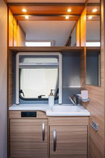 Kleines mobilheim mit toller Ausstattung und Vorzelt im Heide Resort Brüggen - 4