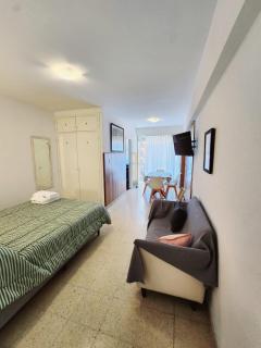 Monoambiente y sala de estar con garage - 0