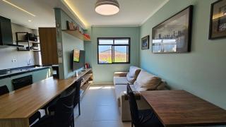 Apartamento com 1 suíte, 1 lavabo, 1 vaga a 70m da Praia - 1