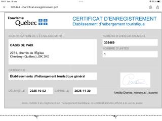 CITQ 303469.CHALET OASIS DE PAIX. BORD DE L’EAU.4 SAISONS.À LOUER - 9