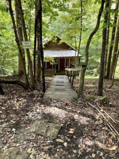 Secluded Woodland Cabin Rental with Hot Tub in Yadkin Valley Wine Region - 7