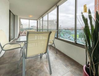 Departamento con Terraza, Vista al Mar y Piscina en Viña - 1