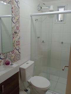 Apartamento na Praia Grande na Aviação - Varanda Gourmet com churrasqueira, WiFi - Ar Condicionado - Estacionamento e vista para o Mar - Acomoda ate 6 pessoas - 9