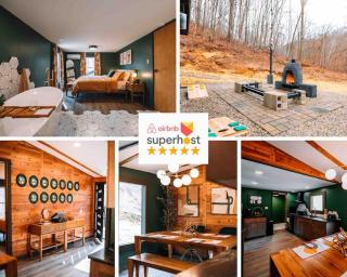 Emerald Edge Hocking Hills Midcentury Cabin & Hot Tub - 0