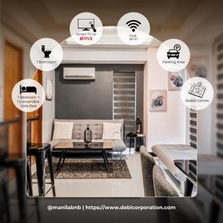 Luxury 1 BR in Venice Residences, Mckinley Hill Fast Wi-Fi Washer - 0