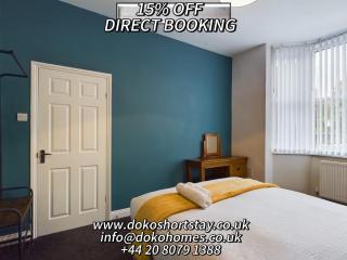 Pottery House - Stoke on Trent -Free parking - Central Location - Sleep 8 - 2