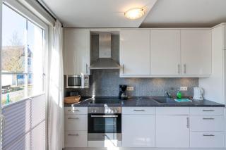 FeWo Königshörn OG Helle Wohnung mit Balkon eigenem eingezäuntem Garten und Nähe zum Meer Hunde herzlich willkommen - 8