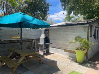 Saline les bains studio avec cuisine & espace détente extérieurs calme & lagon à pied - 0