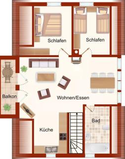 Reethaus Königshörn Haus am Meer mit eingezäuntem Grundstück Hunde willkommen - 8