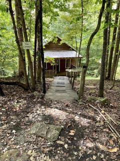 Secluded Woodland Cabin Rental with Hot Tub in Yadkin Valley Wine Region - 0