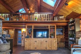 Explore Fairbanks! Authentic Log Cabin with Views - 1