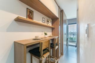 Aptos completos em prédio com piscina e academia a 280m da Praia - CLFs - 2