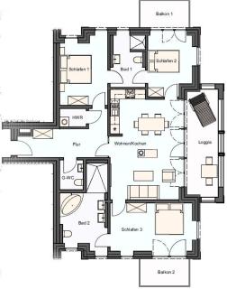 Penthouse Gezeitenblick, Am Alten Deich 4-2 31 - Dangast - 9