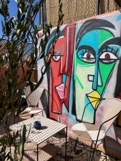 Riad dar lfen Chambre twin - 1