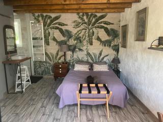 studio à la campagne avec piscine - 9