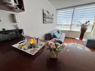 depto para 3 vista torre entel metro la moneda - 4