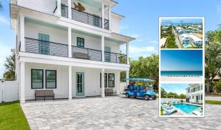 Azure! Sleeps 22 - Golf Cart - Beach Access - Pool - 0