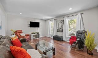 Stylish 4BR Getaway with Game Room, Grills & Cozy Outdoor Fire-Pit - 6