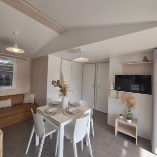 Le Tropical Mobil Home 6 Personnes - Plage à 200m - Parc Aquatique - Camping 5 Etoiles Les Dunes - 4
