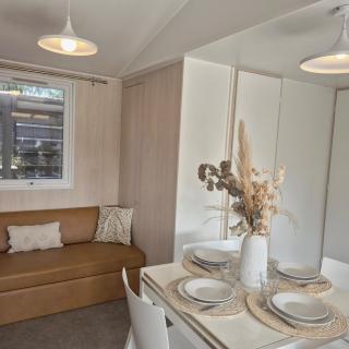 Le Tropical Mobil Home 6 Personnes - Plage à 200m - Parc Aquatique - Camping 5 Etoiles Les Dunes - 5